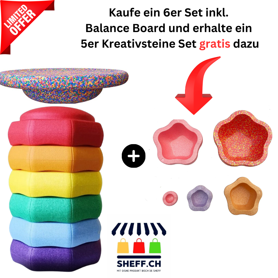Balance Steine - Verwandle dein Zuhause in einen Abenteuerspielplatz!