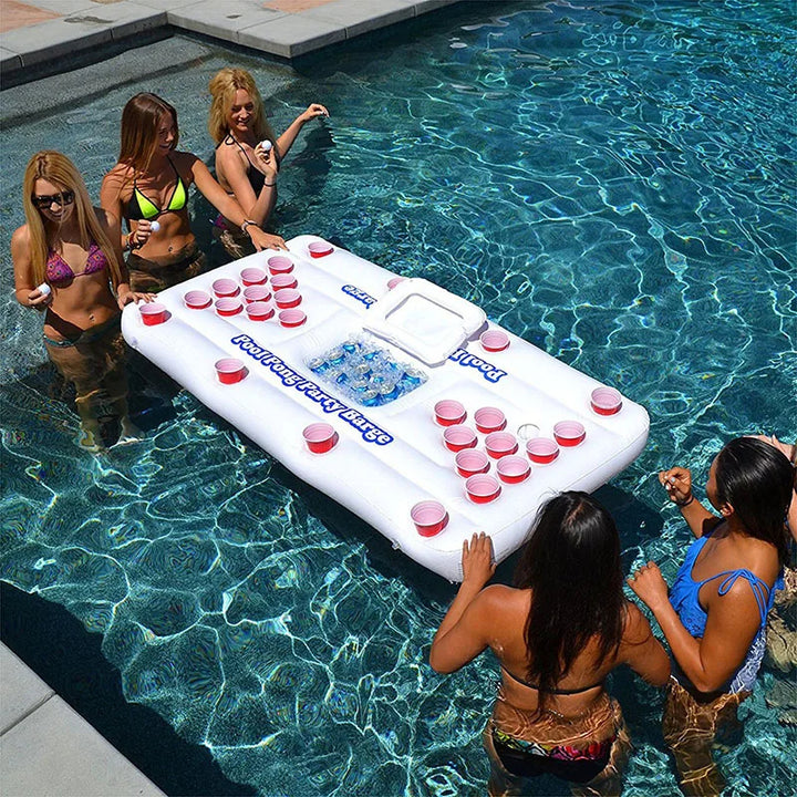 XXL Beer Pong Pool Luftmatratze für Deine Sommerparty