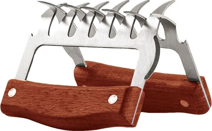 Edelstahl BBQ Kralle (2er Set) - für Dein perfektes Grillabenteuer!