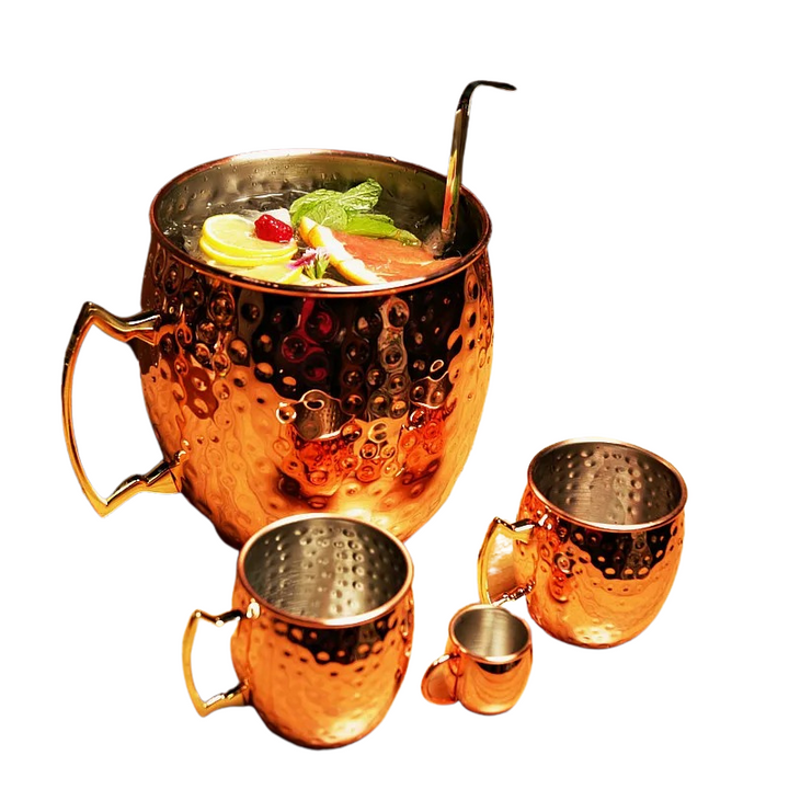 5 Liter Moskau Mule Mug - DAS sheffmässige Geschenkset