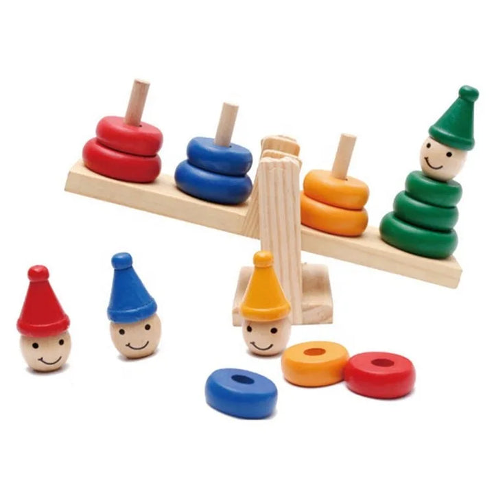 Montessori Holzwaage „Clown Balance“