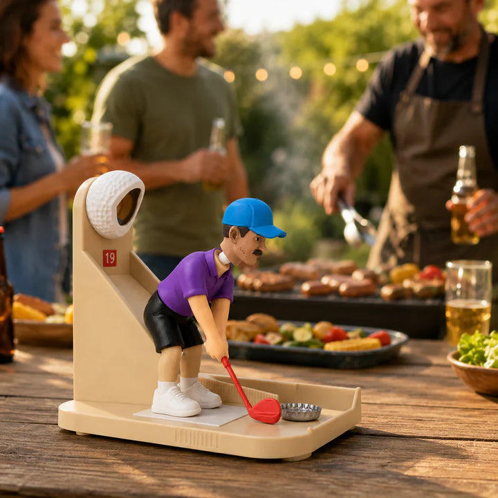 Der Flaschenöffner, der Golf spielt! 🍻⛳