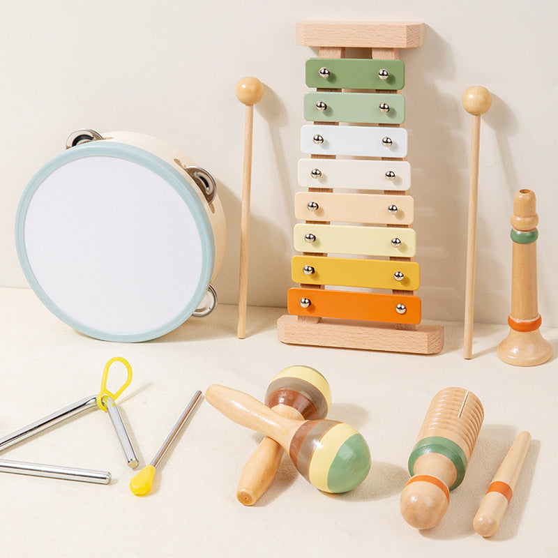 Musikalischer Spielspass – 6-teiliges Holz-Instrumenten-Set