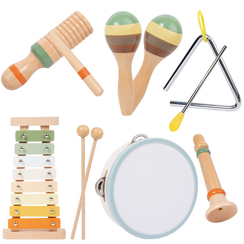 Musikalischer Spielspass – 6-teiliges Holz-Instrumenten-Set