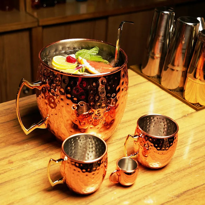 5 Liter Moskau Mule Mug - DAS sheffmässige Geschenkset